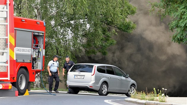 Por Sportovnho klubu neslycch mezi tvrtmi Slovany a Lobzy. (23. 7. 2018)