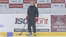 Trenér olomouckých hokejist Zdenk Moták.
