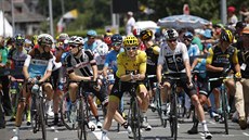 Do sedmnácté etapy Tour de France odstartovali jezdci po vzoru formule 1.