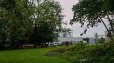 Na snímku je bývalé koryto Vltavy u mlýna Suchomel, dnes sem p�itéká voda z...