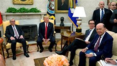 Americký prezident Donald Trump se setkal v Bílém domě s předsedou Evropské...