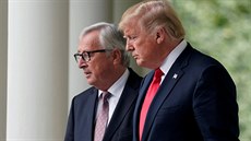 Americký prezident Donald Trump se setkal v Bílém domě s předsedou Evropské...