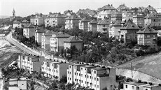 Prvorepubliková praská vilová tvr Malvazinky na snímku z roku 1937.