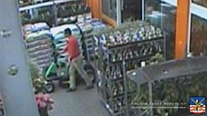 Kamera natoila zlodje, jak z obchodu krade zahradní traktor