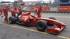 Ferrari pivezlo do Brna monopost F1