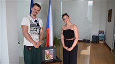 Volba �eského prezidenta v hlavním m�st� Phnompenh.