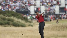 Americký golfista Tiger Woods na britském The Open. 