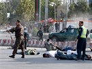 Následky teroristického útoku v Kábulu  (22. ervence 2018)