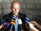 Policista Radim Wita, n�m�stek �editele moravskoslezsk� policie, informuje o...