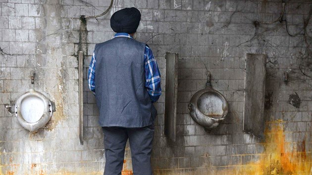 Veejn toalety v severoindickm Amritsaru (listopad 2017)