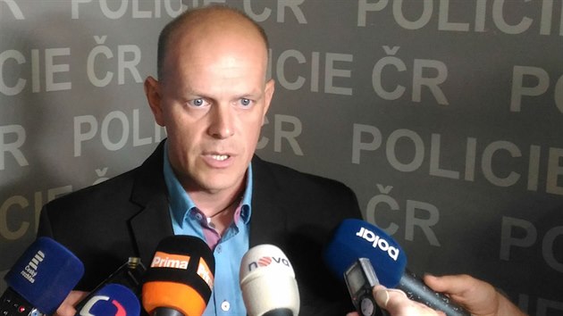 Policista Radim Wita, náměstek ředitele moravskoslezské policie, informuje o dopadení muže, který v Ostravě znásilnil osmiletou holčičku. (30. července 2018)