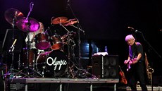 Franti�ek Ringo �ech a Pavel Chrastina na koncertu Olympiku na festivalu...