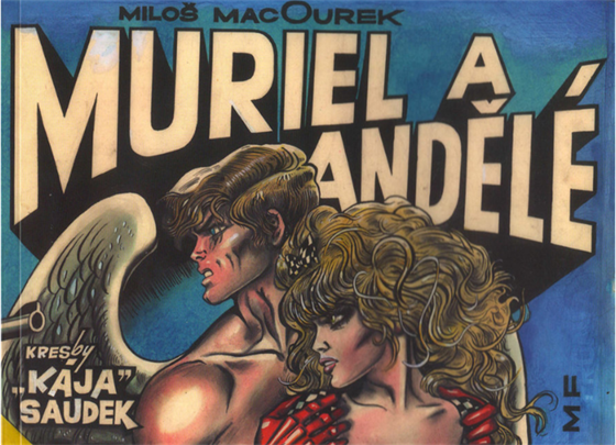 Obálka katalogu k aukci komiksu Muriel a andlé