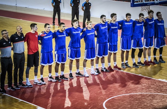 etí basketbalisté do 18 let ped tvrtfinále se Slovinskem. V erveném...