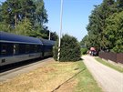 Vlak jedouc z Lince srazil osobn vz na trati mezi Kamennm jezdem a...
