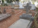 Etiopský hrob eského právního experta Frantika Rouka ped rekonstrukcí.