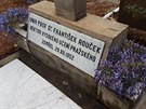 Etiopský hrob eského právního experta Frantika Rouka po rekonstrukci.