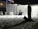 Pieta na základn Bagrám v afghánské provincii Parván za ti eské vojáky,...