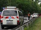 Hromadn nehoda v Bystici u Beneova. (9.8.2018)