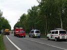 Hromadn nehoda v Bystici u Beneova. (9.8.2018)