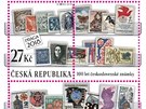 100 let �eskoslovenské známky � p�íle�itostný po�tovní ar�ík. Výtvarný návrh...