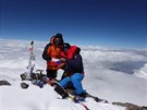 Radoslav Groh (vpravo) vylezl na vrchol Nanga Parbat se svm parkem Pavlem...
