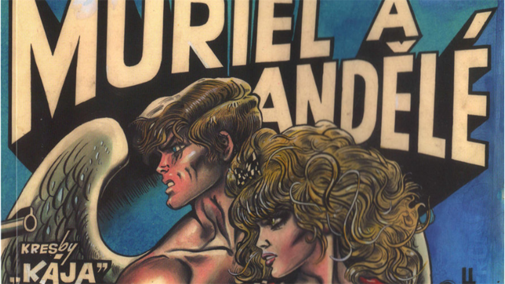 Obálka katalogu k aukci komiksu Muriel a and�lé