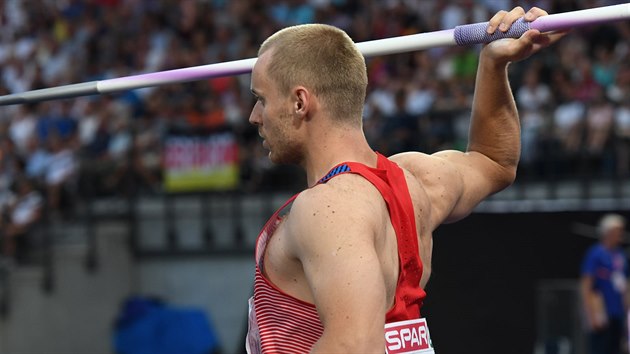 Jakub Vadlejch ve finle otpa na ME v Berln.