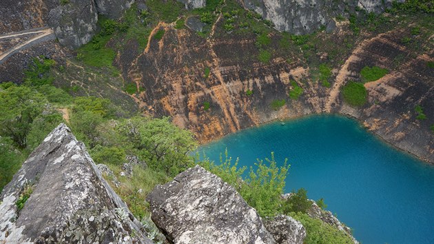 Modr jezero v Imotski