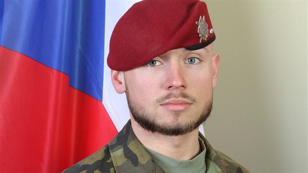 Desátník Patrik Štěpánek z 42. mechanizovaného praporu v Táboře zahynul při sebevražedném útoku v Afghánistánu. (5. srpna 2018)