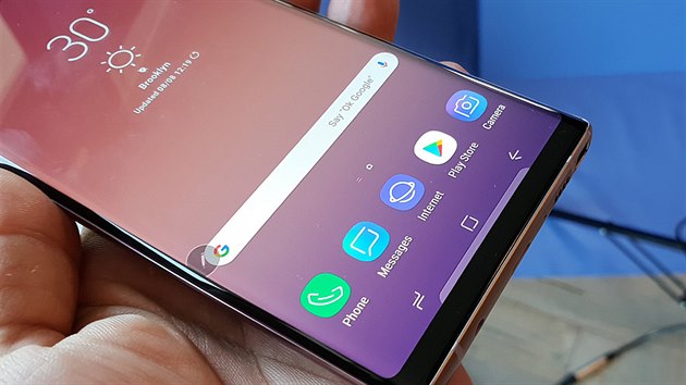 Samsung Note 9 na premie v New Yorku