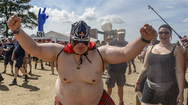 Návtvník metalového festivalu Wacken Open Air (1.srpna 2018)