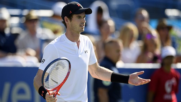 Andy Murray svůj washingtonský duel s Kylem Edmundem prožíval.