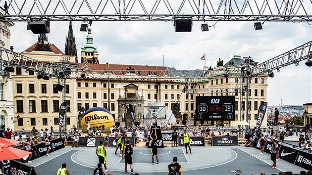 Hradansk nmst jako djit Prague Masters v basketbalu 3x3