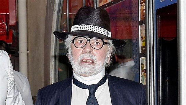 Karl Lagerfeld (Saint Tropez, 1. srpna 2018)