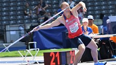 Jakub Vadlejch v kvalifikaci otpa na mistrovství Evropy v Berlín.