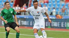 Ostravský Daniel Holzer se soustedí na zpracování míe.