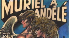 Obálka katalogu k aukci komiksu Muriel a andělé