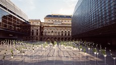 Botanický labyrint Victoria Pragensis v Praze na Nám�stí Václava Havla. Autor:...