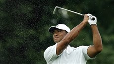 Americký golfista Tiger Woods na britském The Open. 