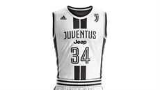 Juventus Turín prodává fanouškům i basketbalové dresy. Uvedl je na jaře 2018 u...