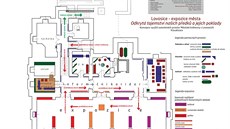 Ukázka z architektonické studie, v ní výtvarník  zpracoval monou podobu...