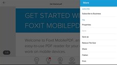 Foxit MobilePDF je nejen prohlíe PDF soubor.