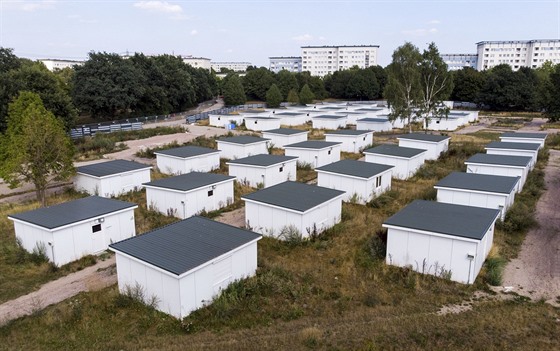 Hamburk prodává domky, které byly postaveny pro uprchlíky. (16. srpna 2018)