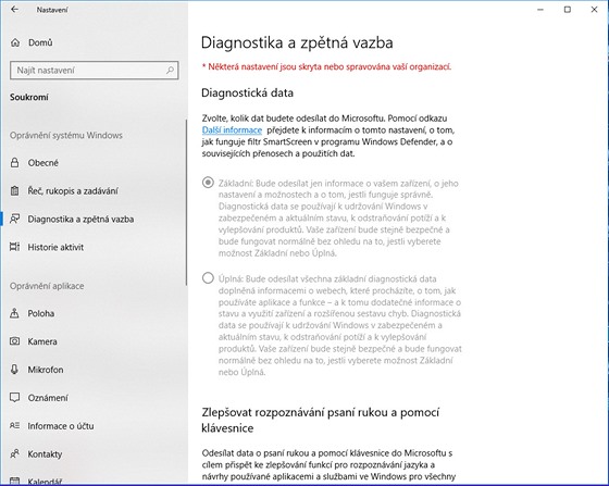 Omezení sběru dat z Windows - iDNES.cz