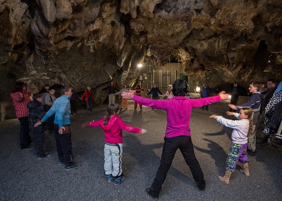 Jeskyn je pro speleoterapii naprosto výjimená. Krom jednoho koncertu a jedné...