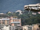 Následky kolapsu mostu v italském Janov (14. srpna 2018)