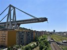 Zícený most v italském Janov (15.8.2018)