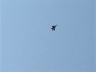 Stíhaka F-15 vyslaná za ukradeným letadlem spolenosti Horizon Air (10. srpna...