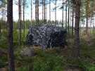 Drahokamen I. Malba na kámen, 4x2x2m, Högsby, védsko, 2017